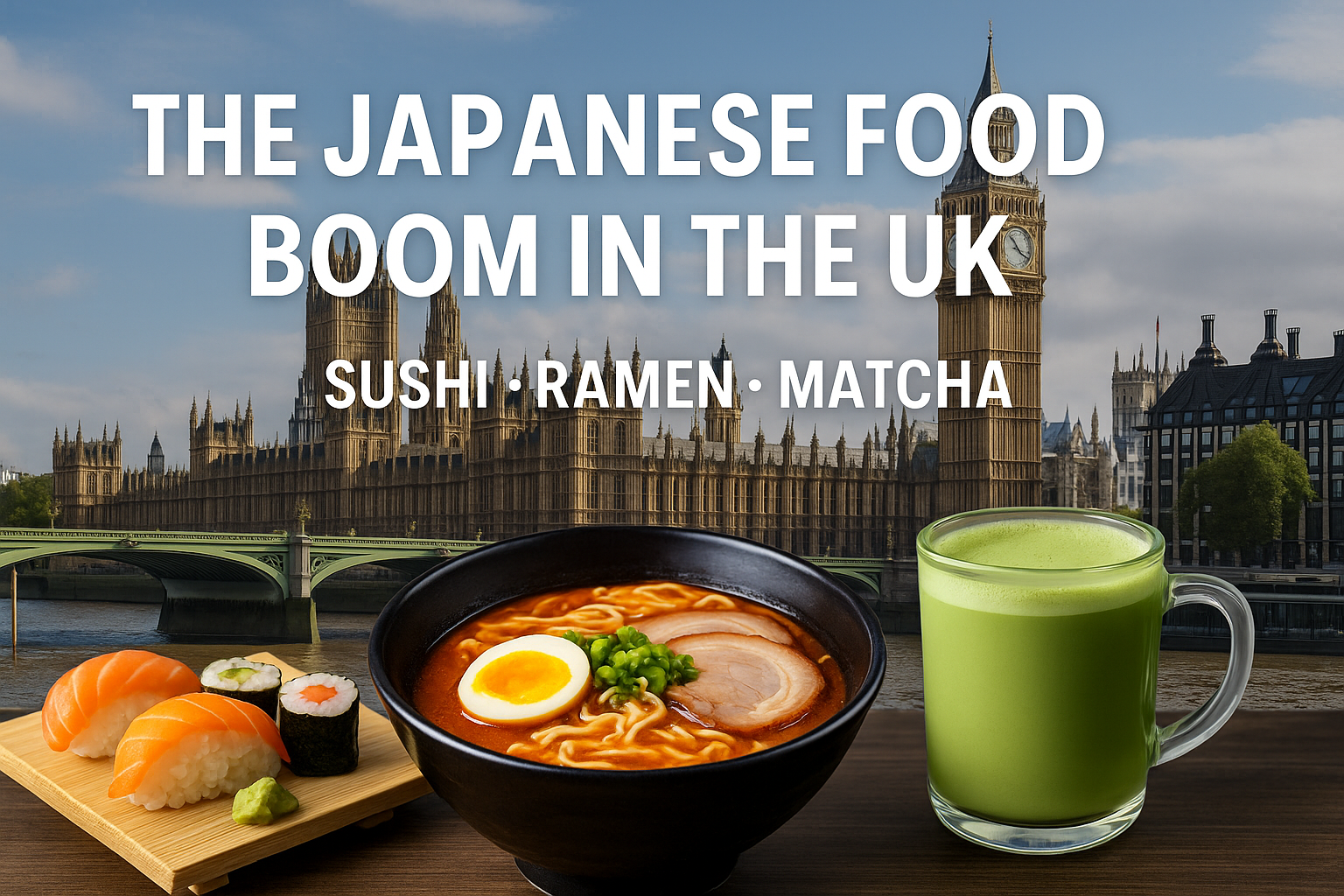 イギリスで広がる日本食ブームとその背景｜寿司・ラーメン・抹茶文化の人気理由【2025年最新版】 | 英国生活サイト