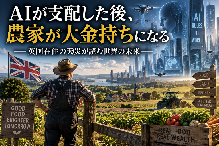 AIが支配した後、農家が大金持ちになる