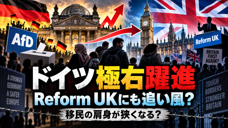 ドイツで極右AfDが歴史的大勝――Reform UKにも追い風？ イギリスで移民の肩身がますます狭くなる