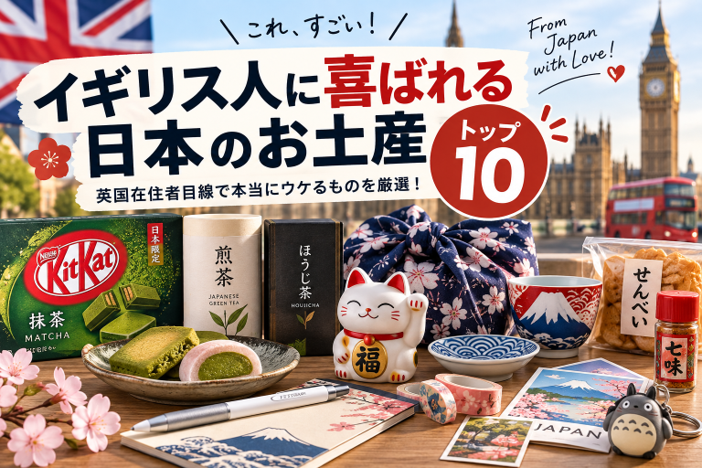 イギリス人に喜ばれる日本のお土産トップ10｜英国在住者目線で本当にウケるものを厳選