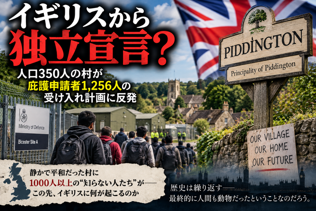 イギリスから「独立する」と言い出した村――人口350人の静かな村に1,256人の庇護申請者、その先に見える英国社会の分断