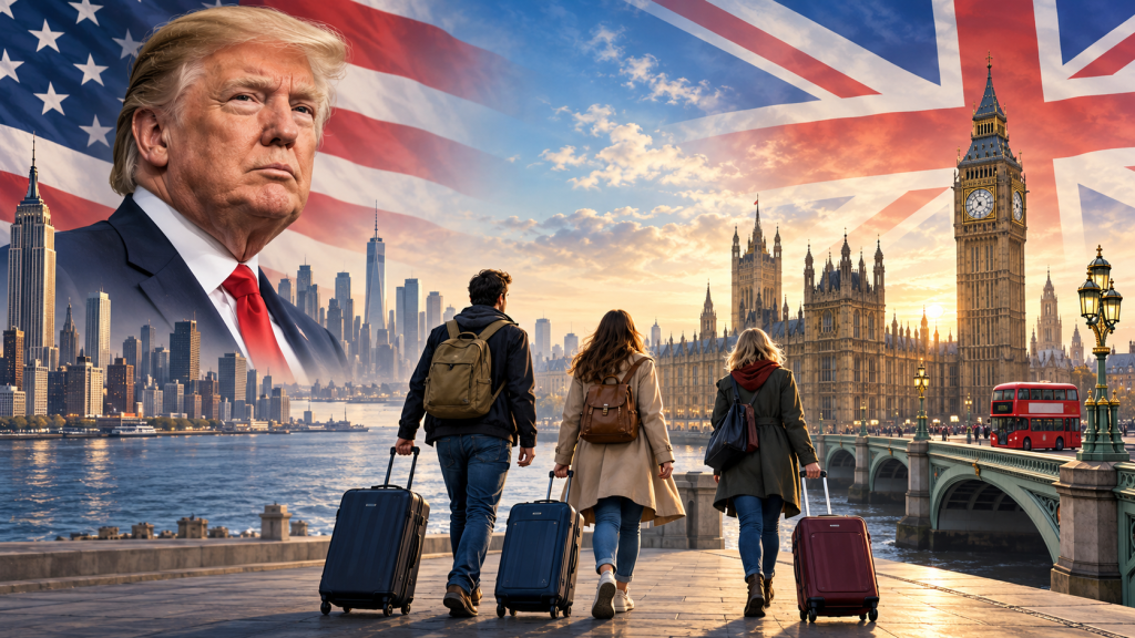 トランプ復帰後、アメリカを離れてイギリスへ――彼らはなぜ母国を去ったのか